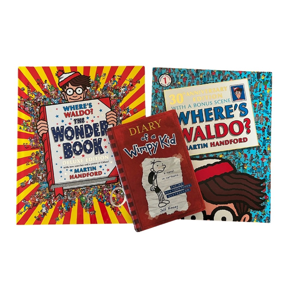 Where’s Waldo and Diary of a Wimpy Kid Books